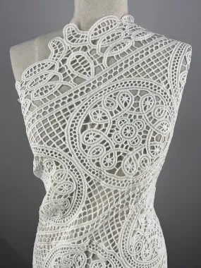 Anglaise Lace - White - 115cm