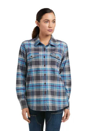 Ariat Rebar Womens Flannel Durastretch Work Shirt