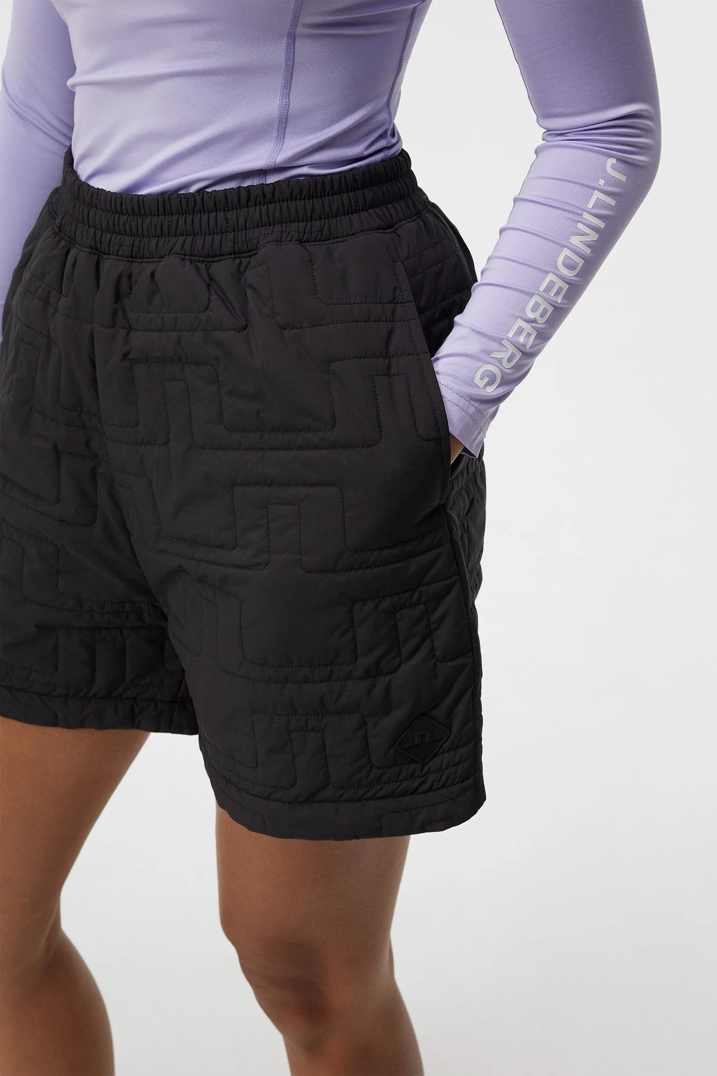 Blossom Padded Shorts / Black