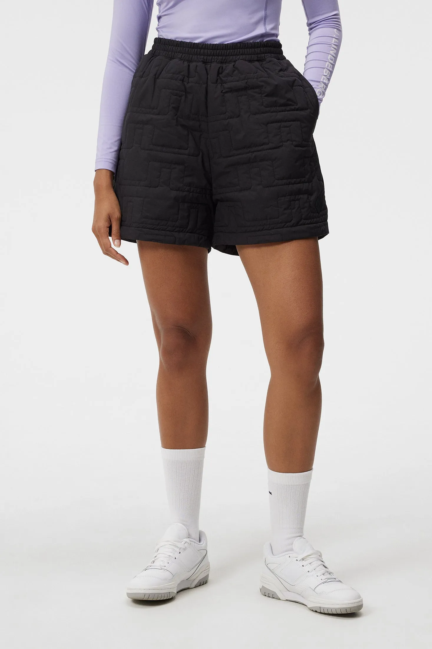 Blossom Padded Shorts / Black