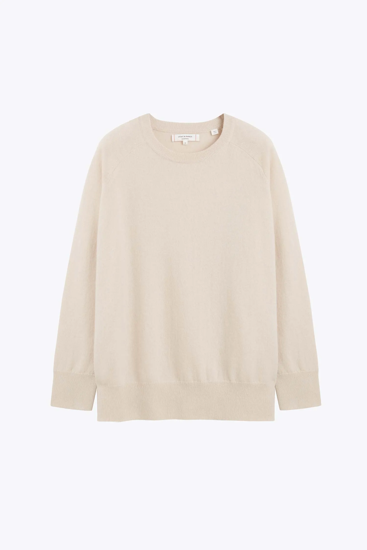 Bone Cashmere Slouchy Sweater