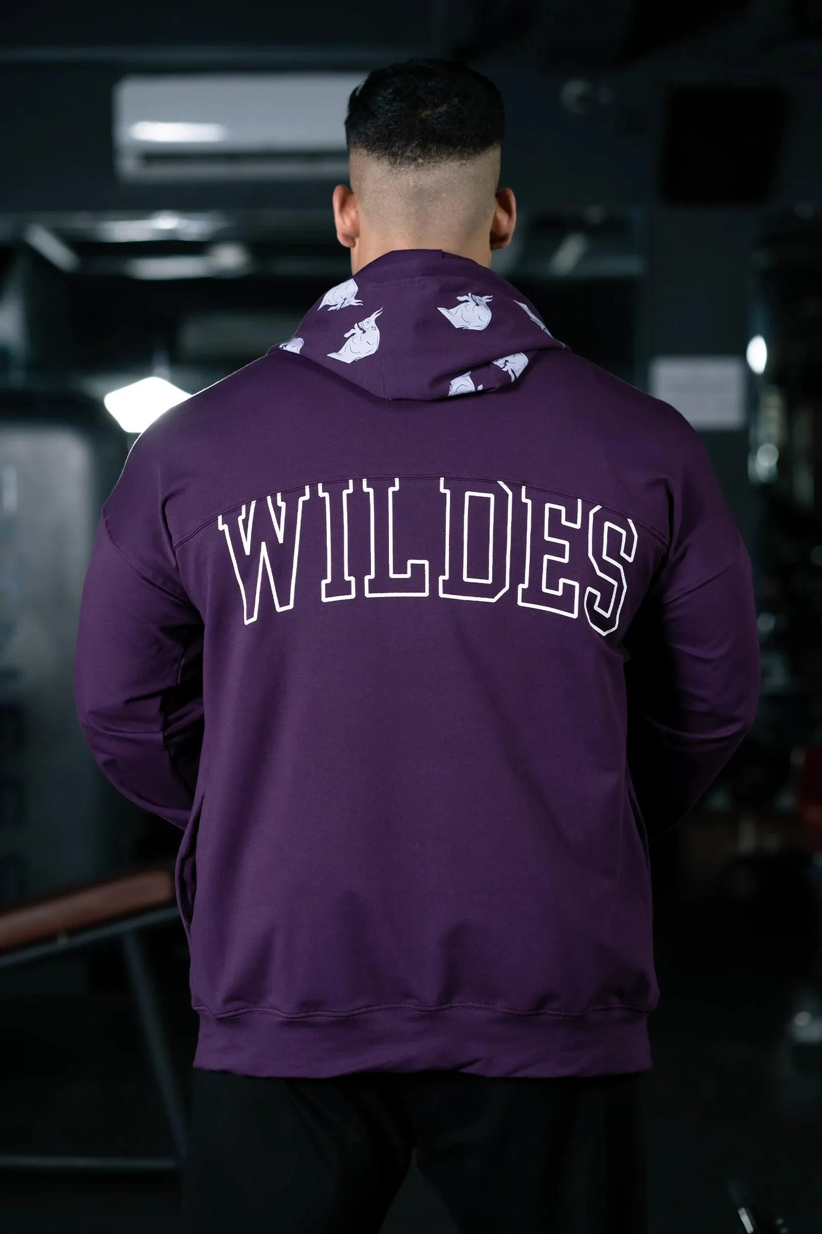 BULLFORCE ZIP HOODIE (PURPLE)