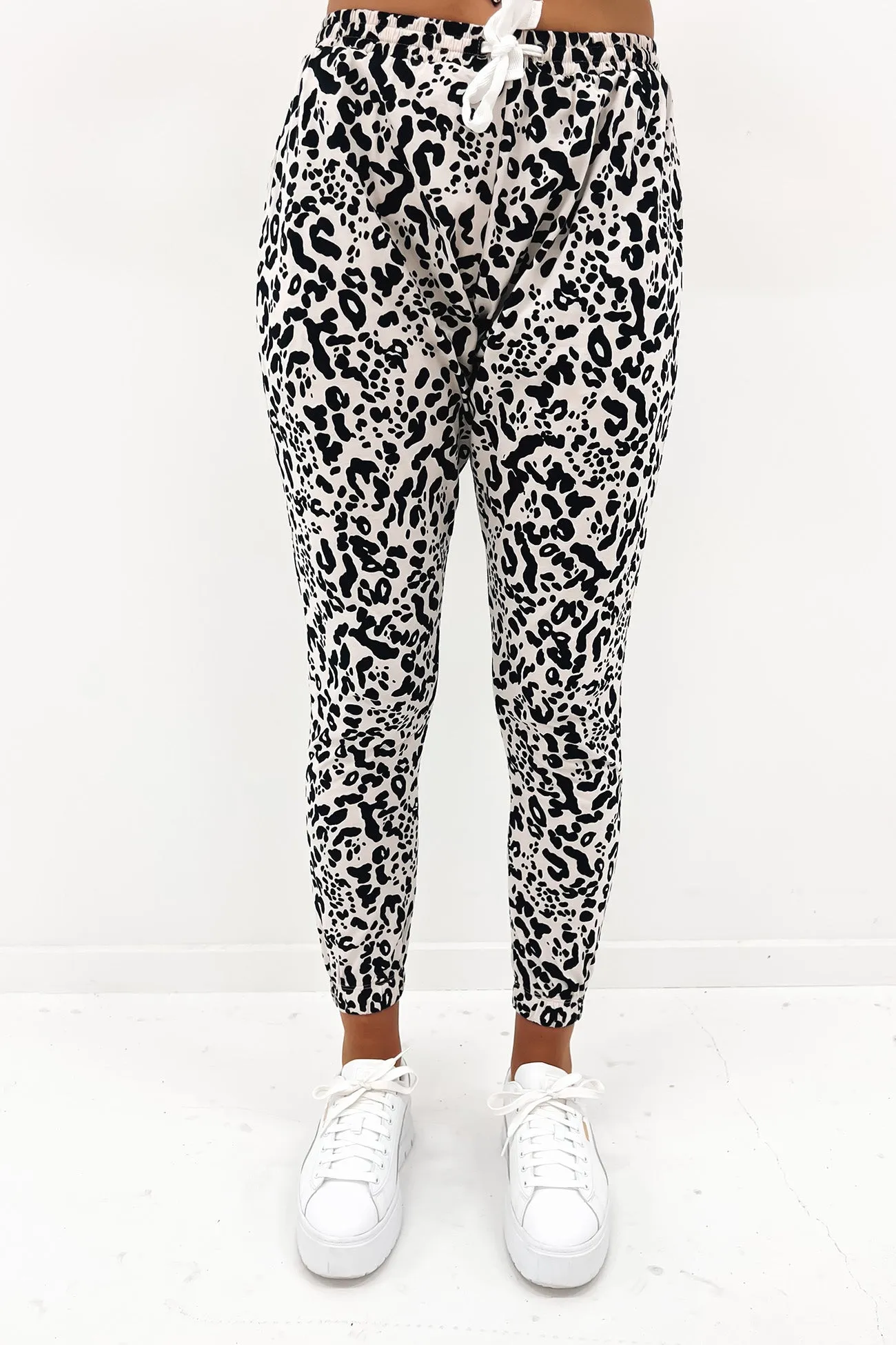 Comeback Pant Creme Leopard