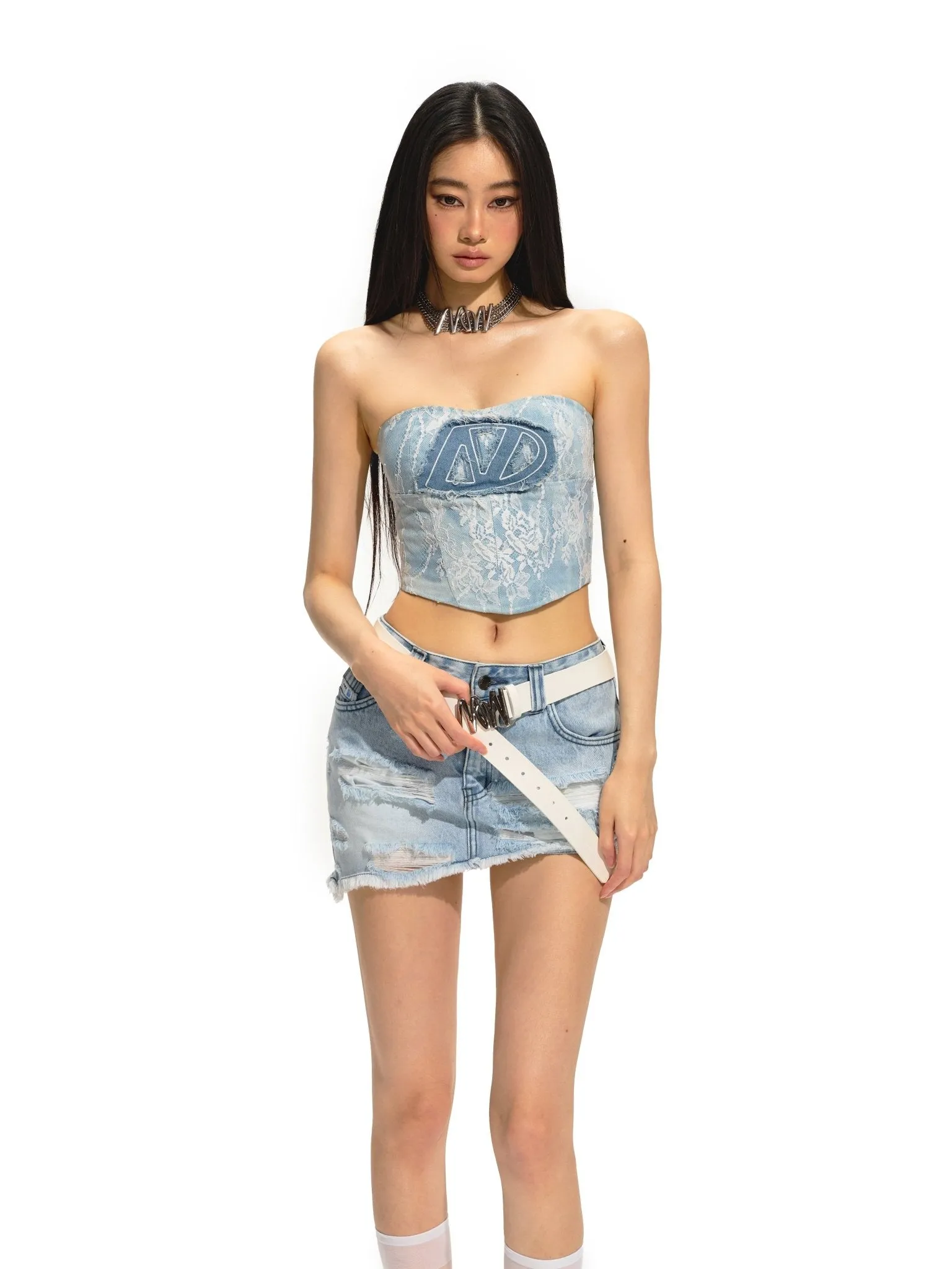 Destroyer Denim Half Skirt