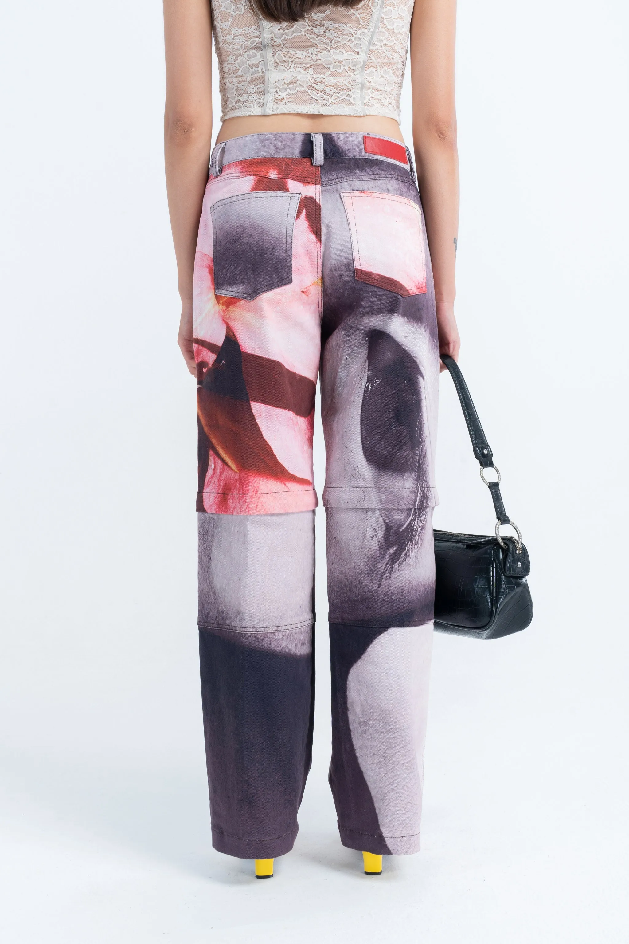 Duo Zip Pant in Mix Print