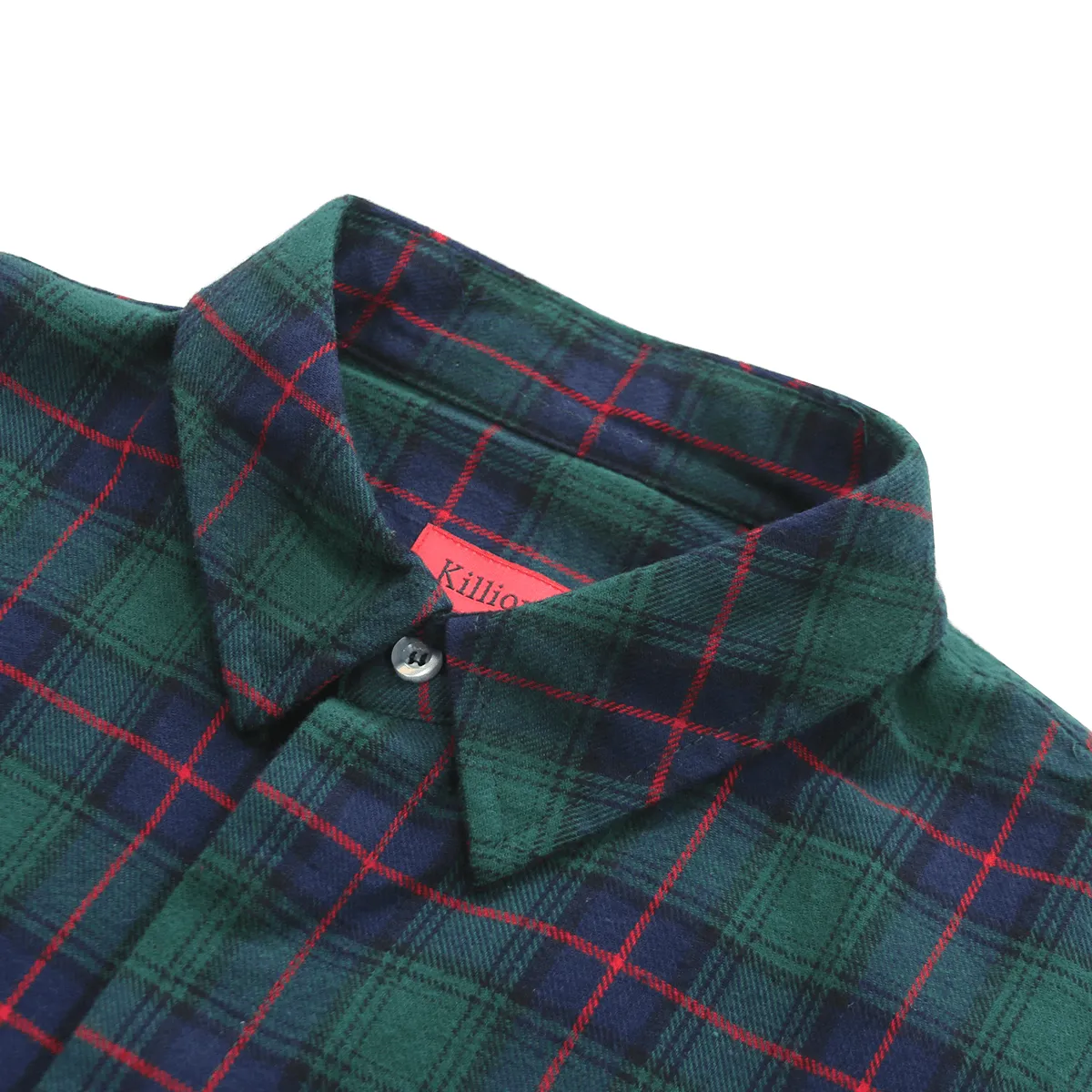 Gardena Flannel LS Buttonup - Navy/Green