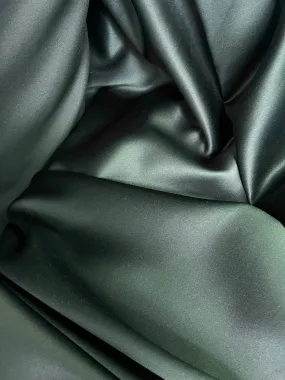 Italian Poly Sateen - Hunter Green