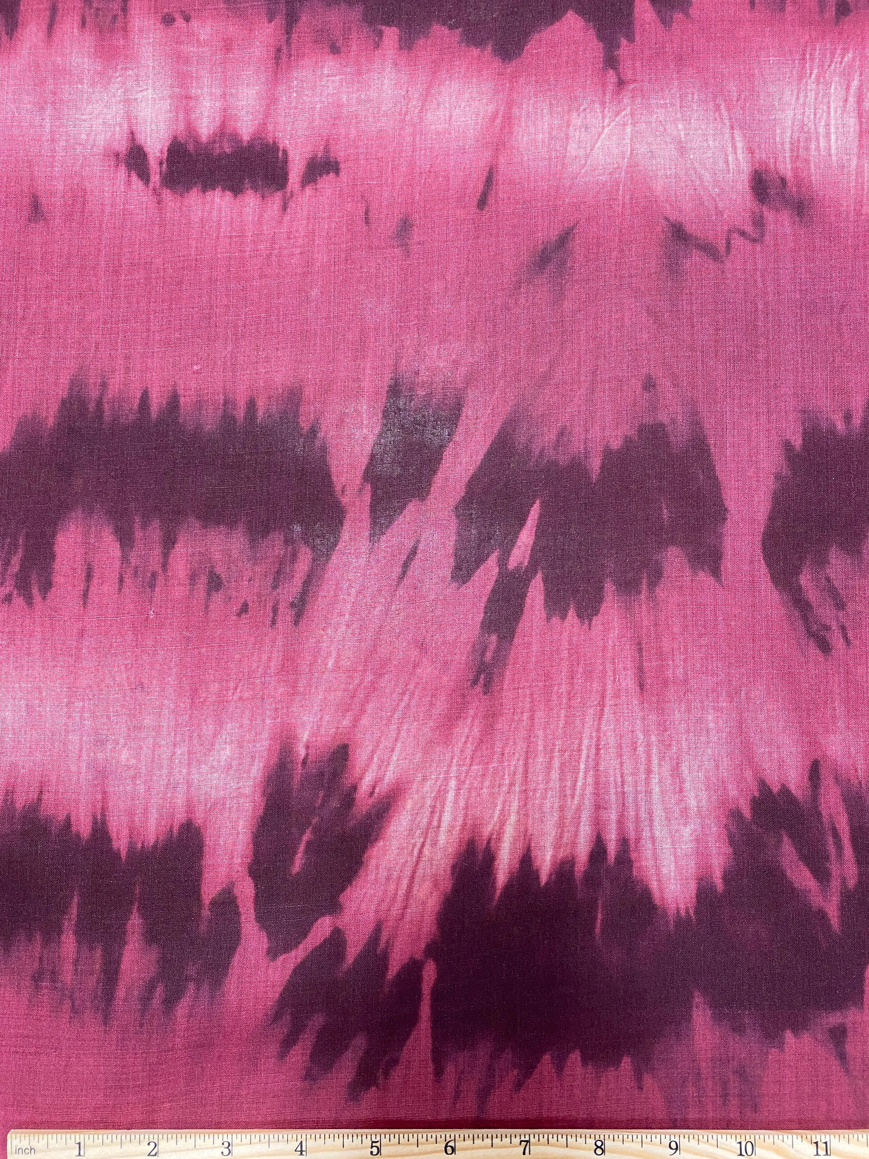 LI-7581W EXCLUSIVE TIE-DYE PRINT FINE RAMIE. ITALY