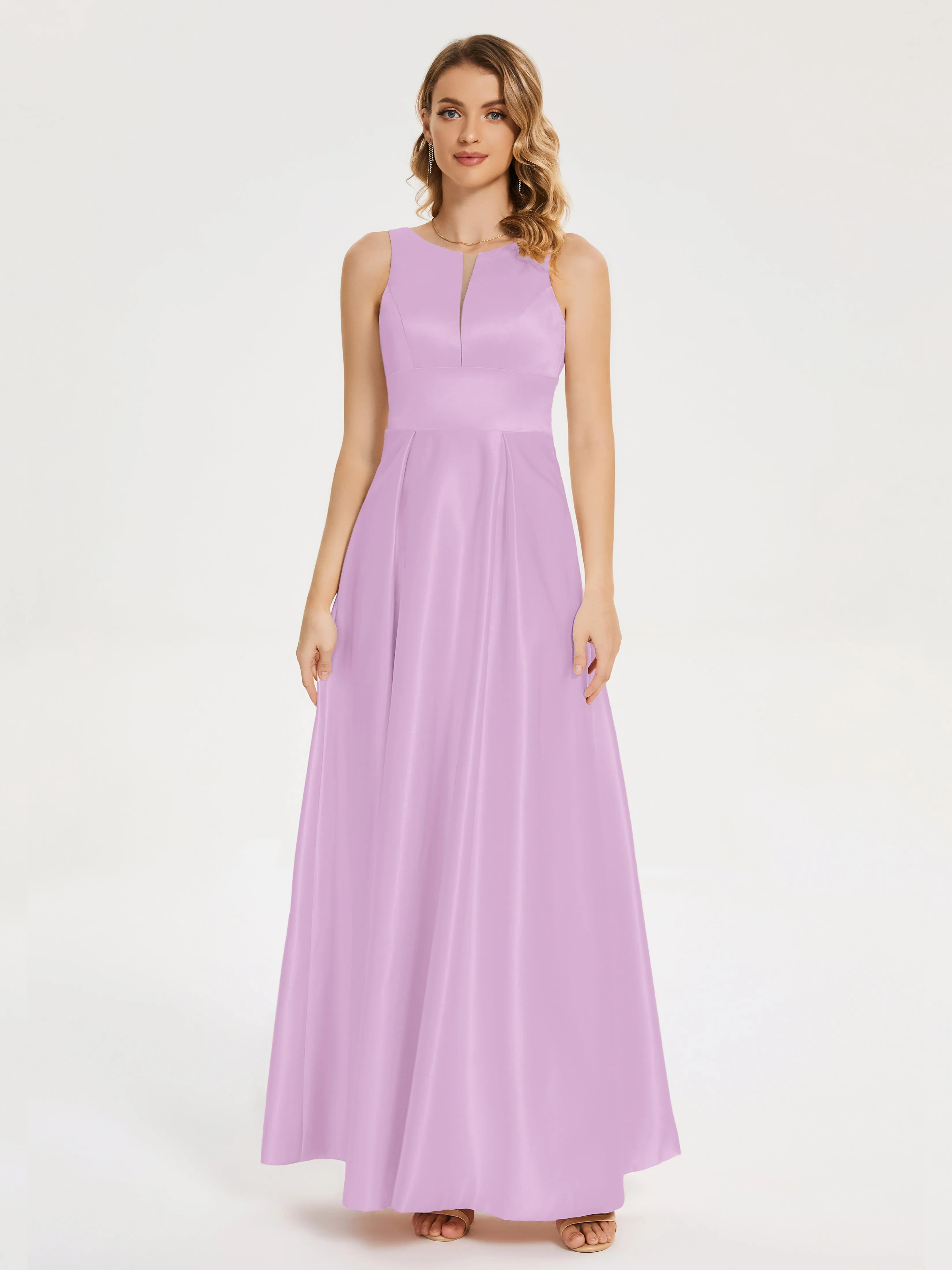 Lilliana Modern A-line Satin Dresses