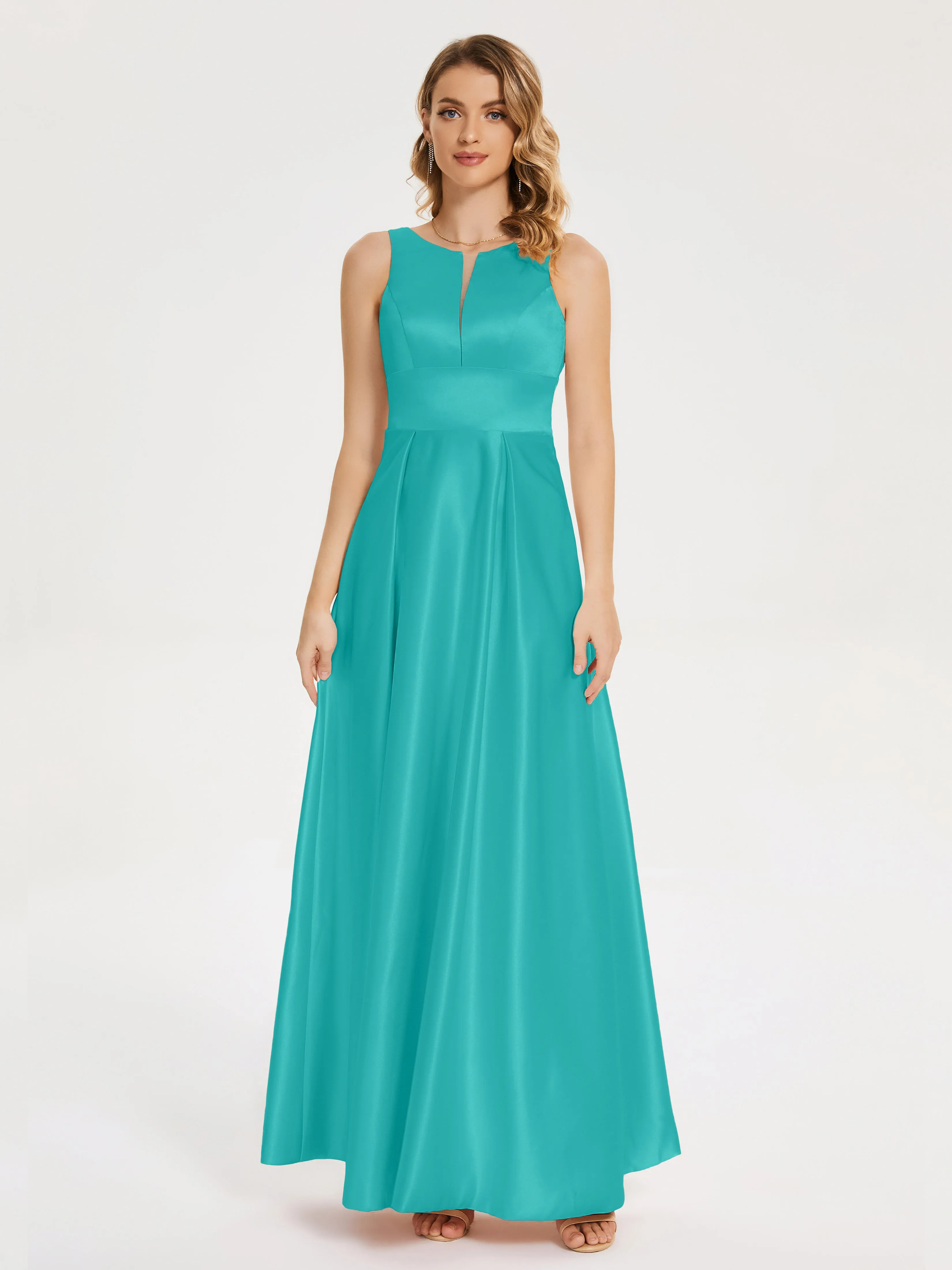 Lilliana Modern A-line Satin Dresses