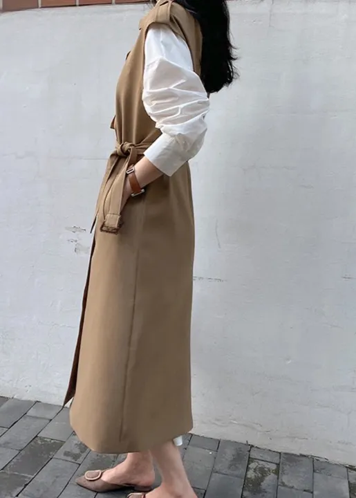 Luena Sleeveless Trench Coat