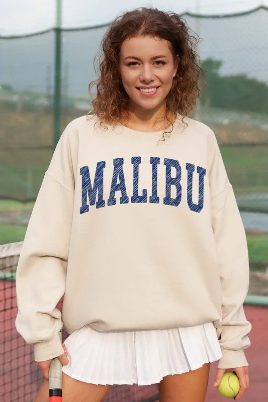 MALIBU CALIFORNIA OVERSIZED SWEATSHIRT