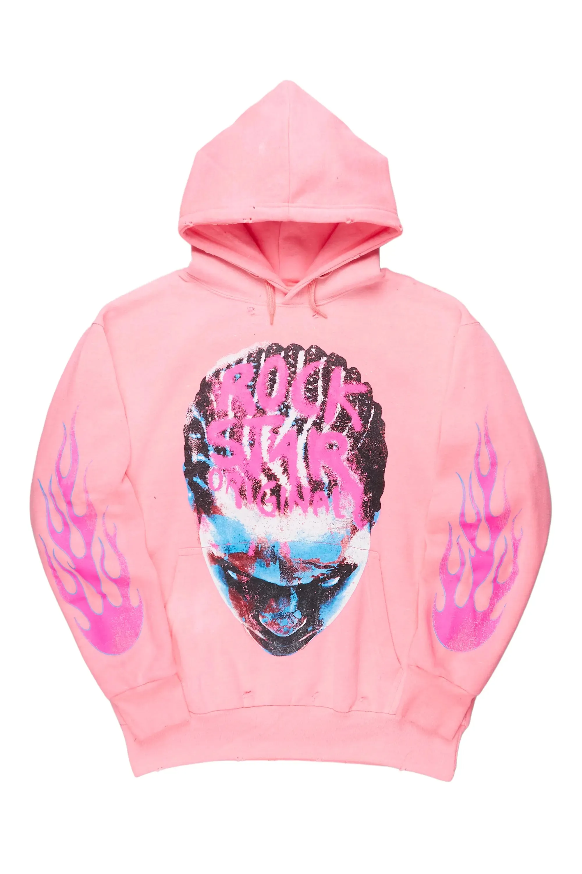 Marielos Pink Oversized Hoodie