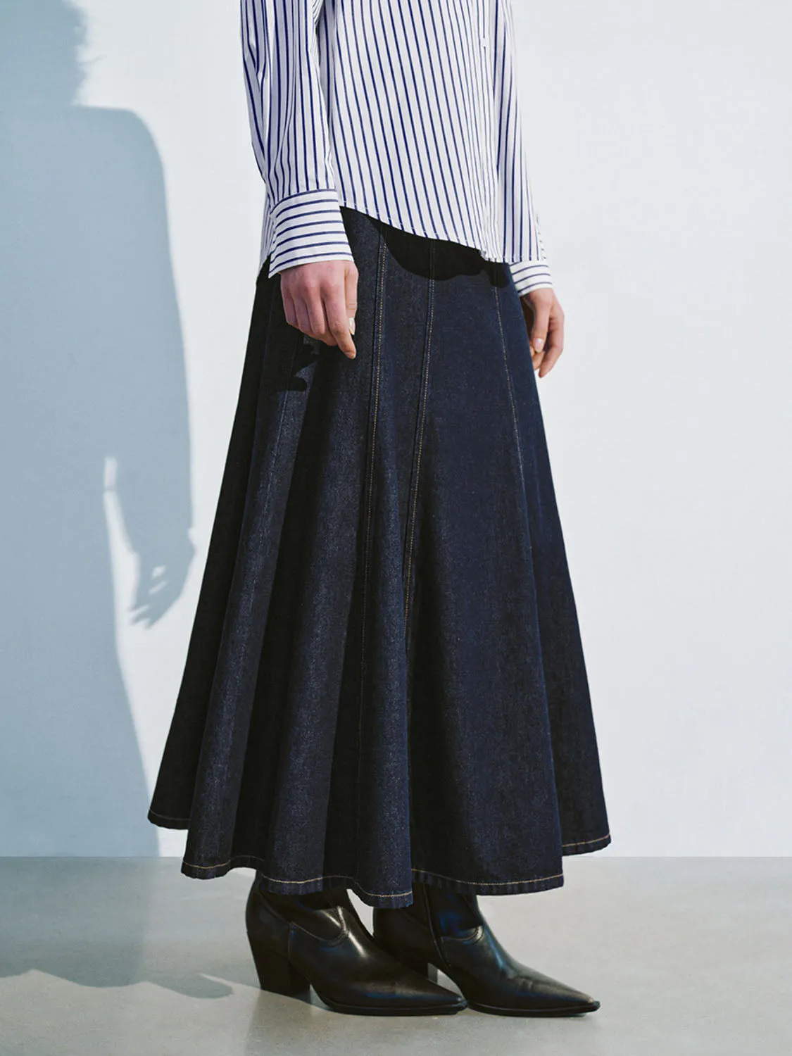 Maxi Denim Skirts