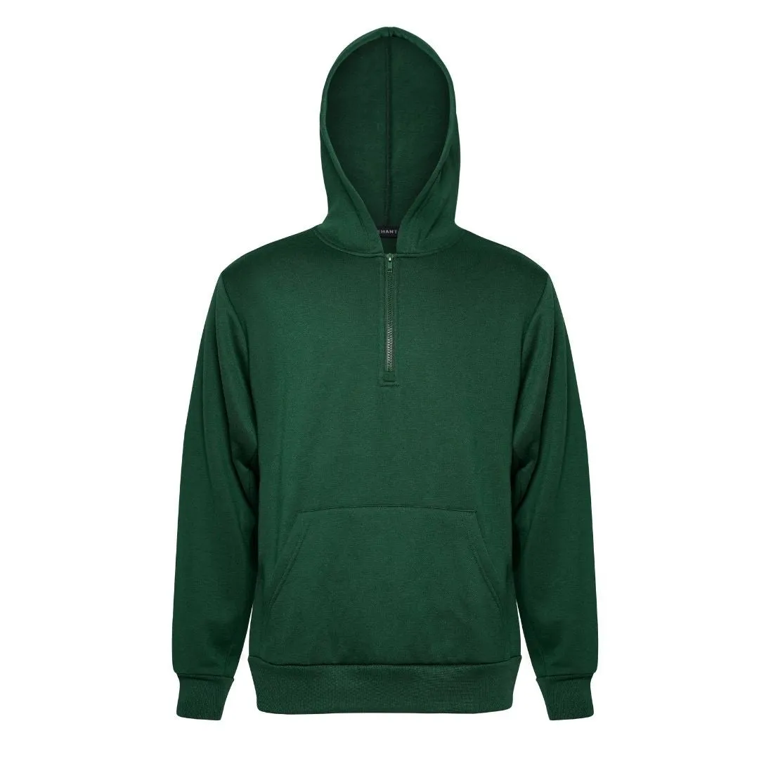 Men's Quarter-Zip Oversized-Fit Hoodie Sweatshirt