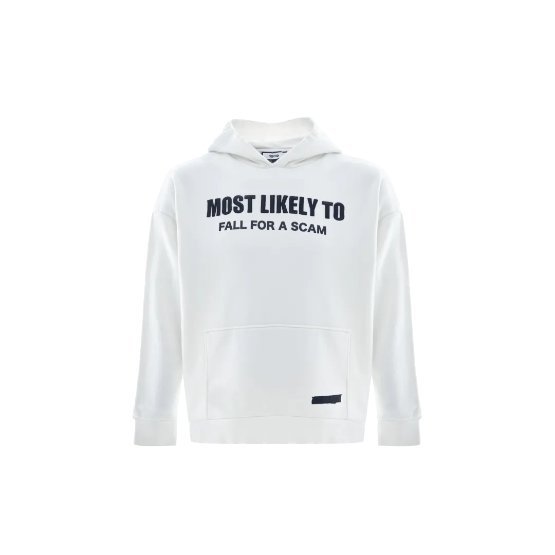 MOST LIKELY HOODIE-WHITE