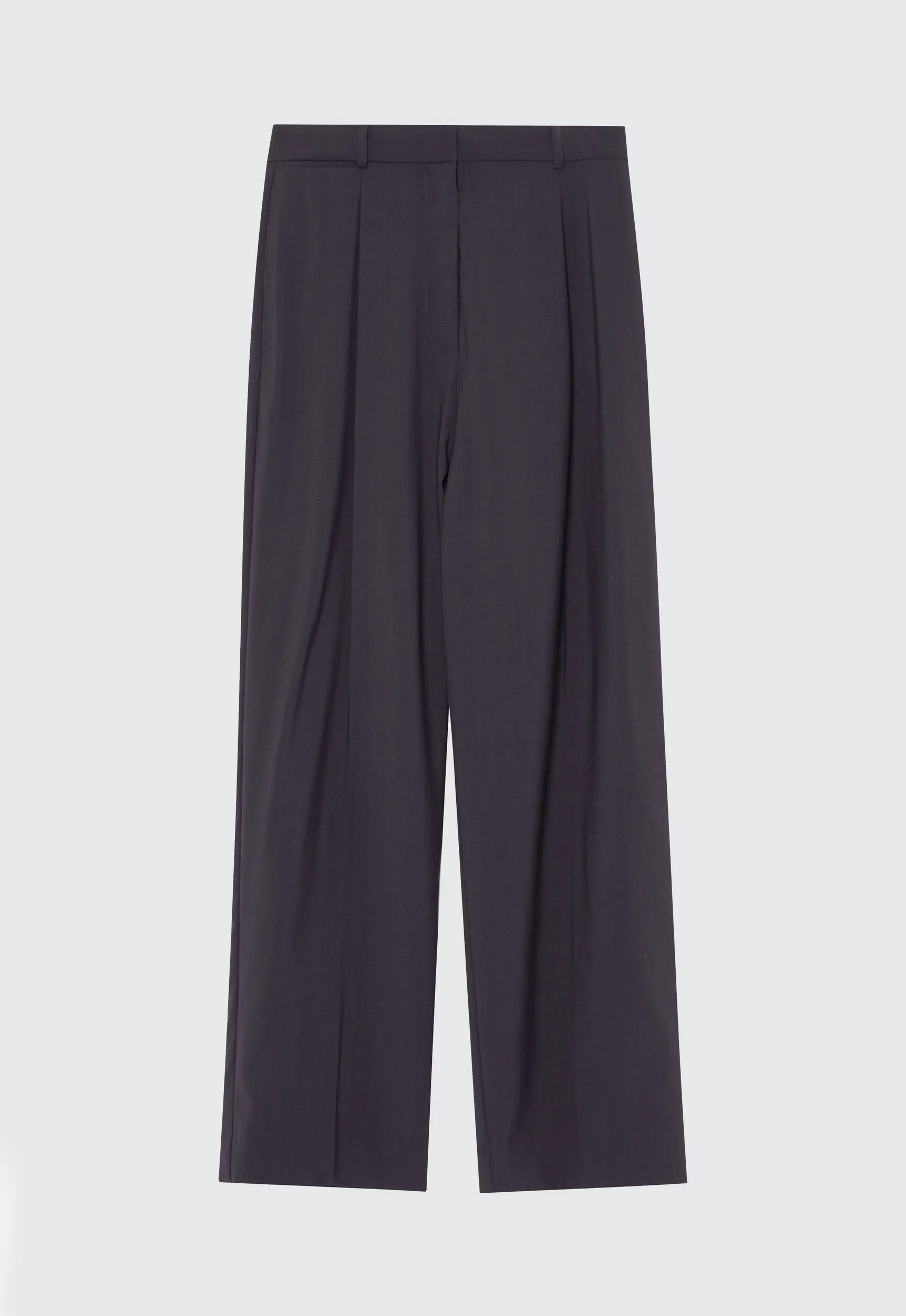 Nisha Wool Pant - Steelo Grey