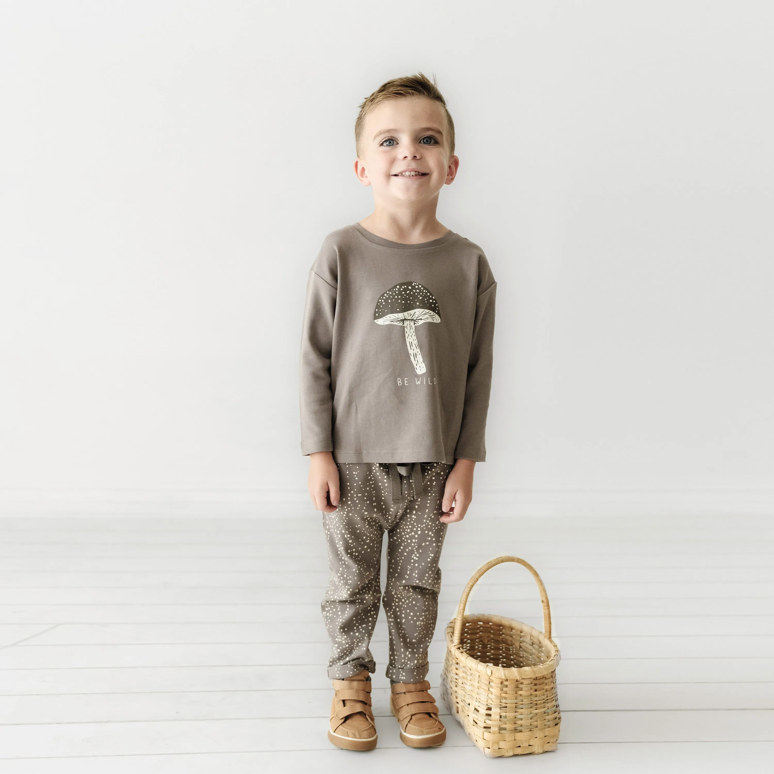 Organic Kids T-Shirt & Pant Set - Be Wild