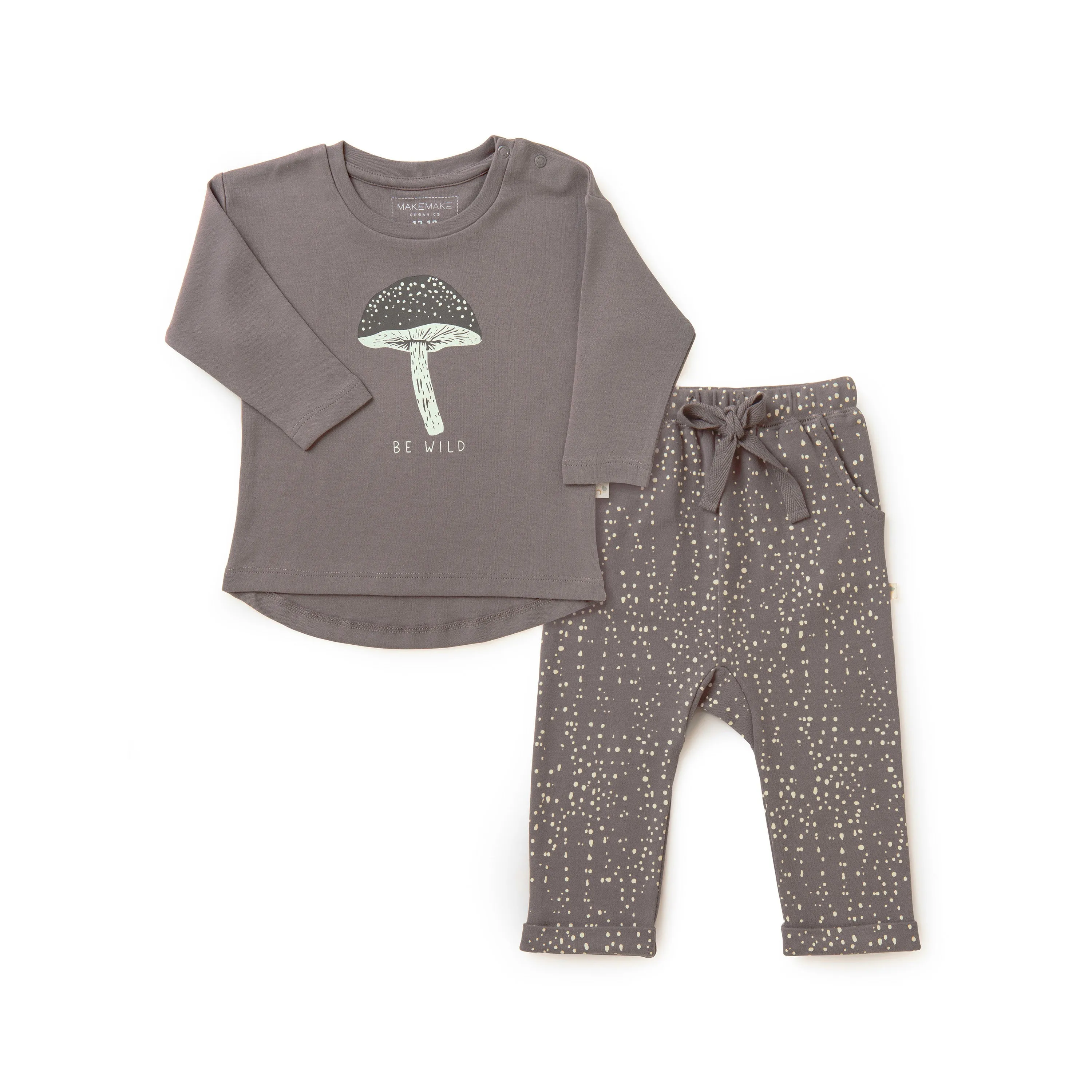 Organic Kids T-Shirt & Pant Set - Be Wild