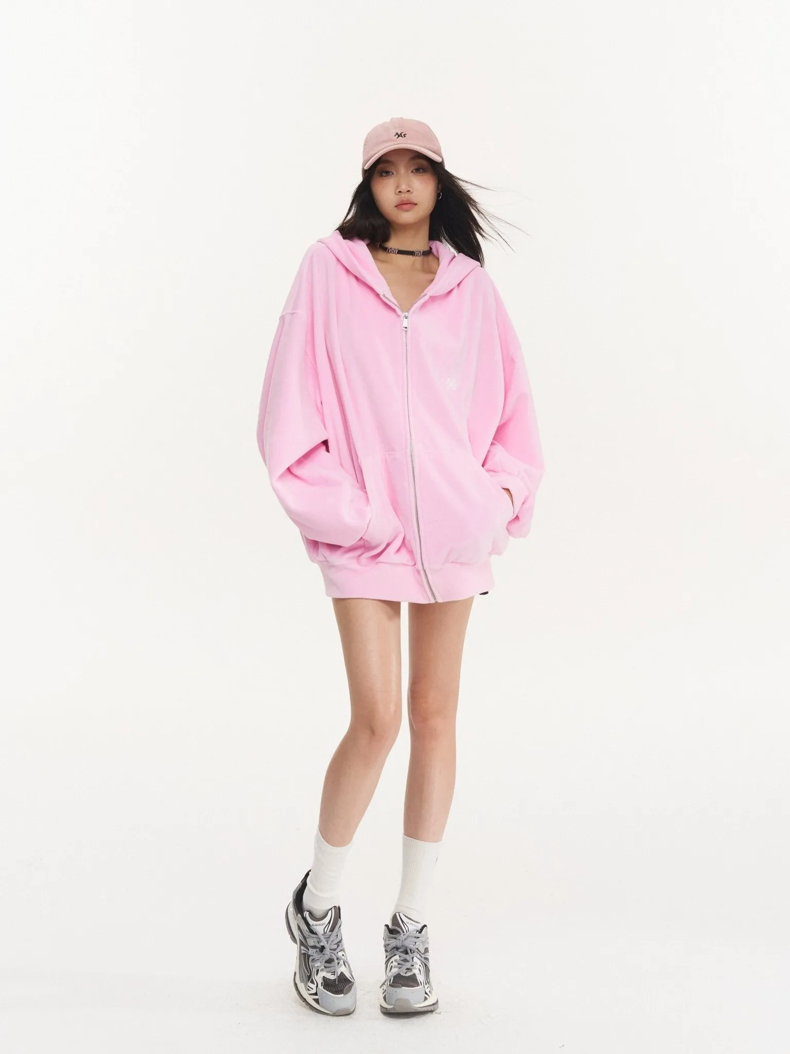 Pink Velvet hoodie