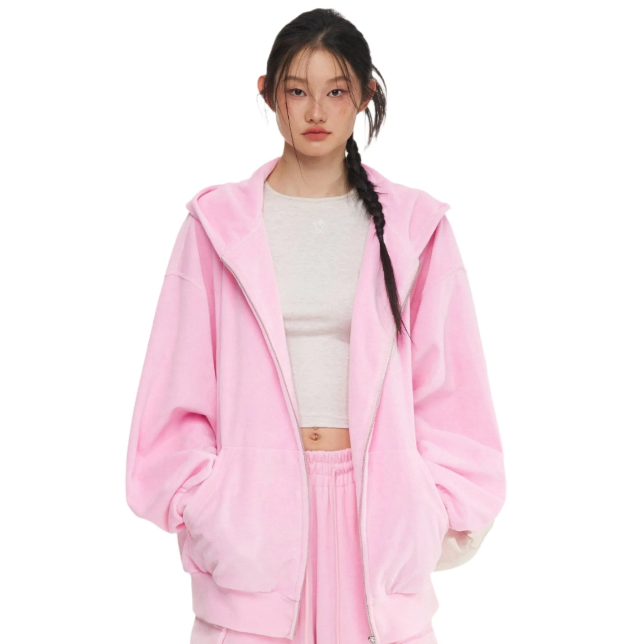 Pink Velvet hoodie