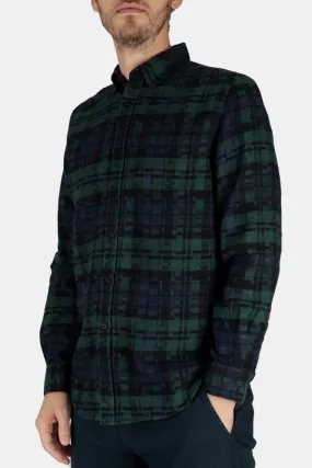 Portuguese Flannel Abstract Blackwatch ESP Shirt (Black)