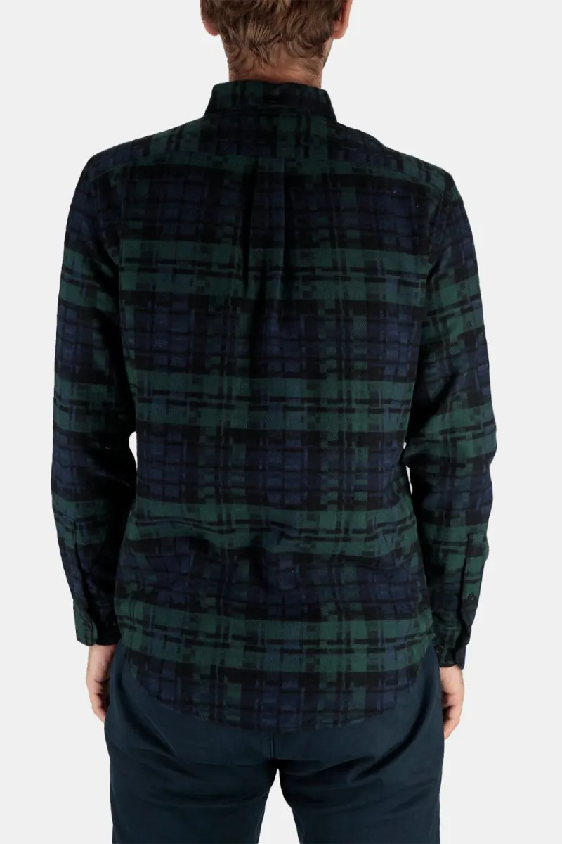 Portuguese Flannel Abstract Blackwatch ESP Shirt (Black)