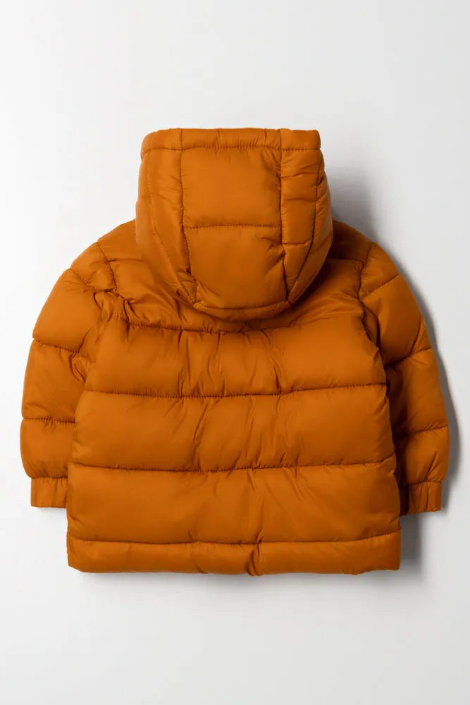 Puffer Jacket Burnt Orange