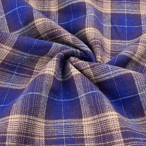 Purple & Khaki | Flannel Shirting - SKU 7632 #S66