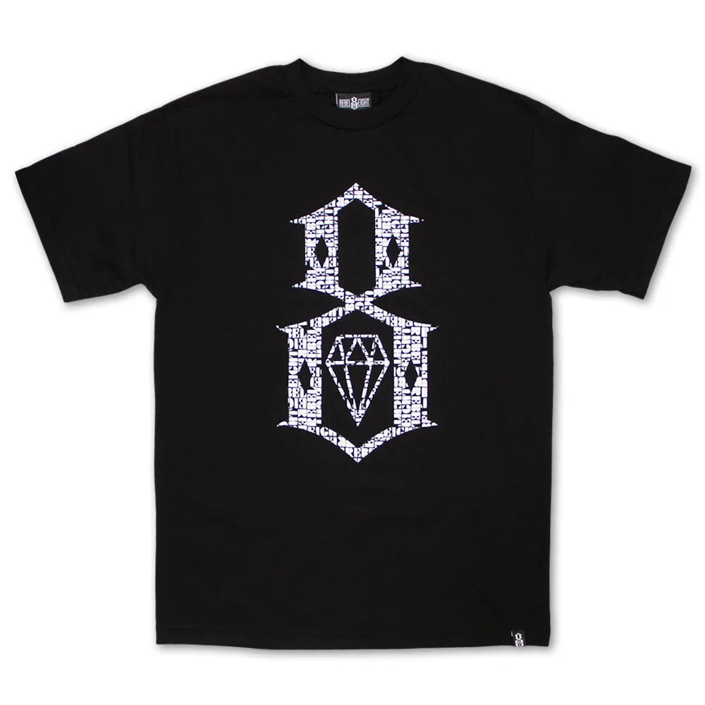 Rebel8 Overspray T-shirt Black