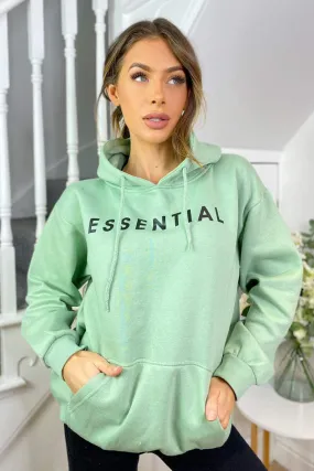 Sage Essential Oversized Hoodie