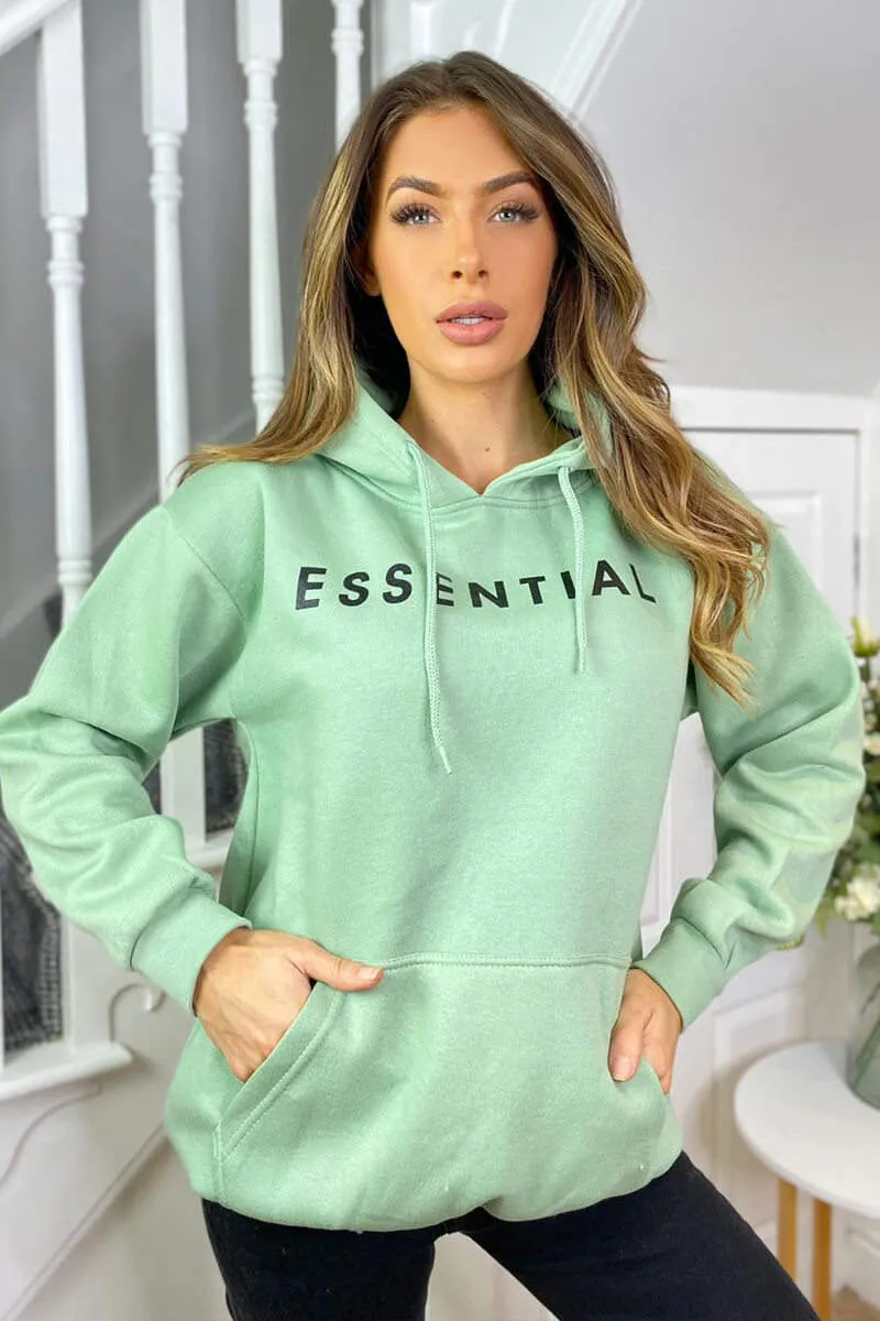 Sage Essential Oversized Hoodie