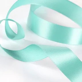 Satin Ribbon - Aqua