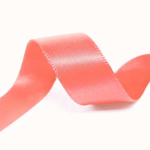 Satin Ribbon - Coral