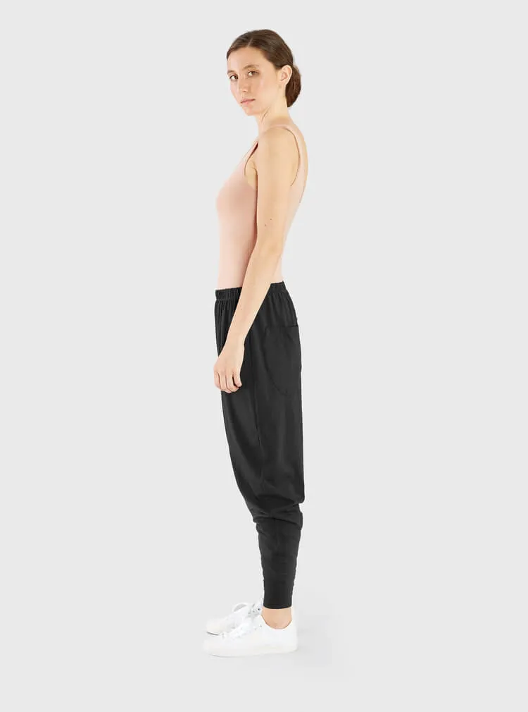 Slouchy Pant Black by Miakoda