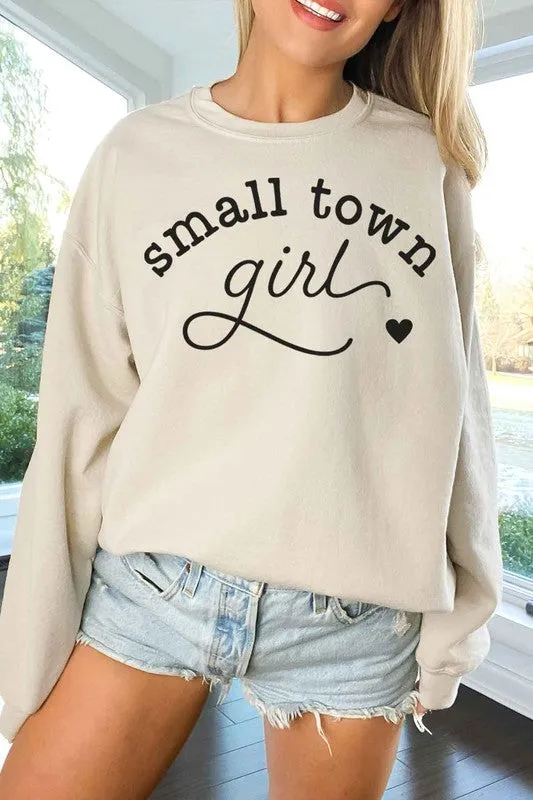 SMALL TOWN GIRL OVERSIZED SWEATSHIRT