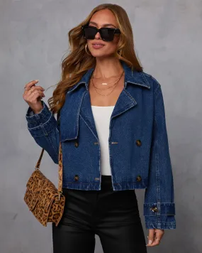 Tavian Double Breasted Denim Jacket