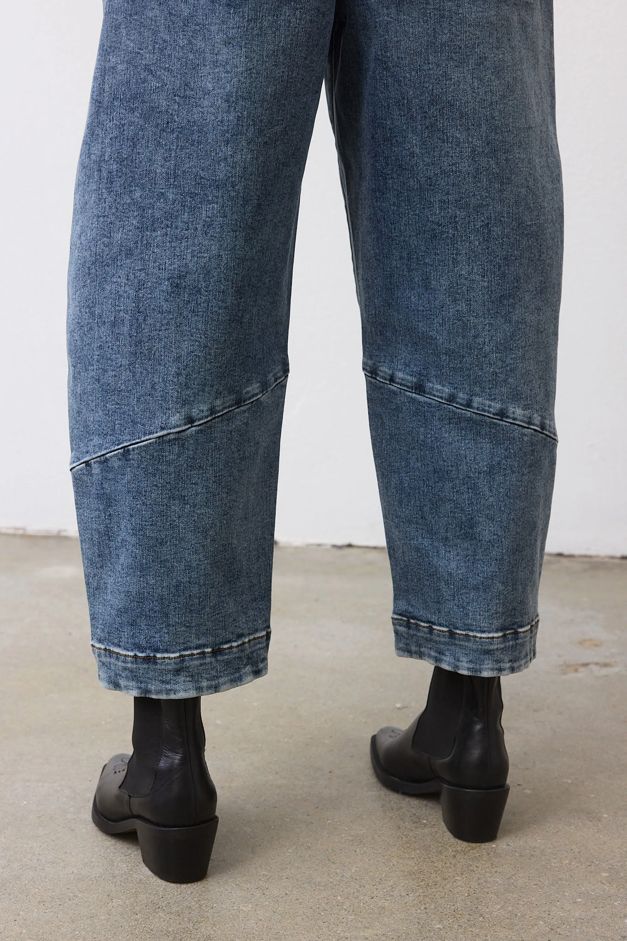 The Petite Slouchy Denim Pants