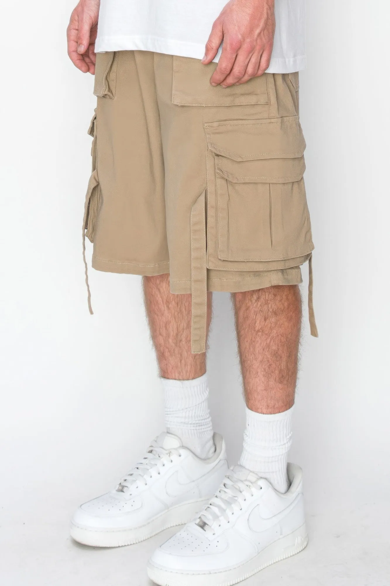 Twill Uility Jogger Shorts