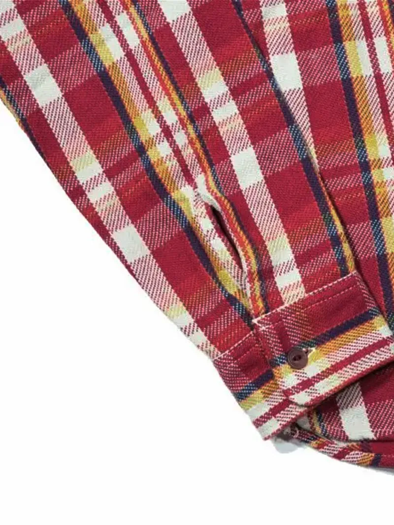 UES Clothing 502351 Heavy Flannel Shirt RED