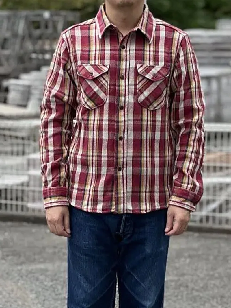 UES Clothing 502351 Heavy Flannel Shirt RED