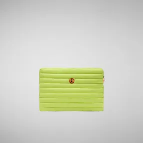 Unisex pc case Vesta in lichen green