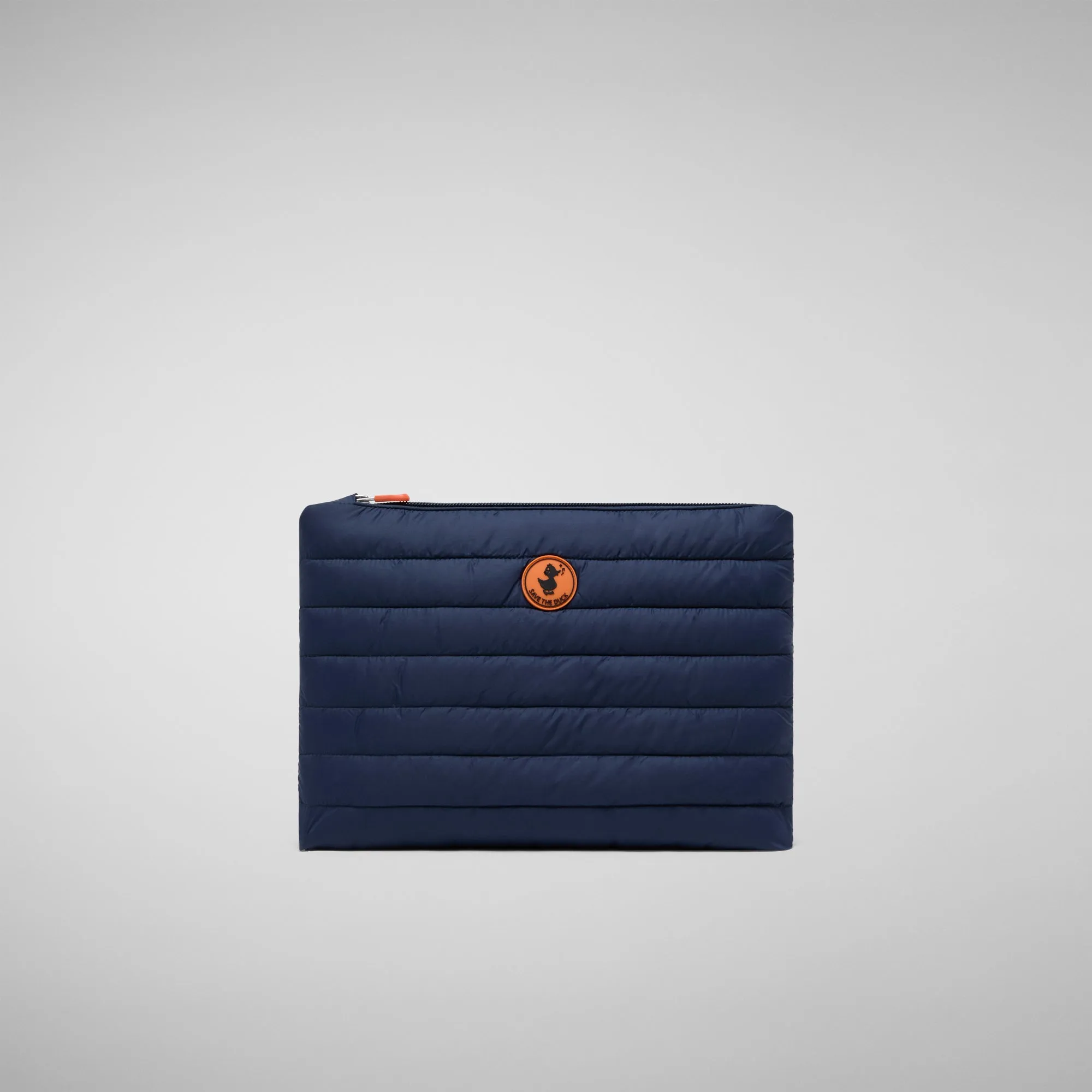 Unisex quilted pouch big Shaula in navy blue