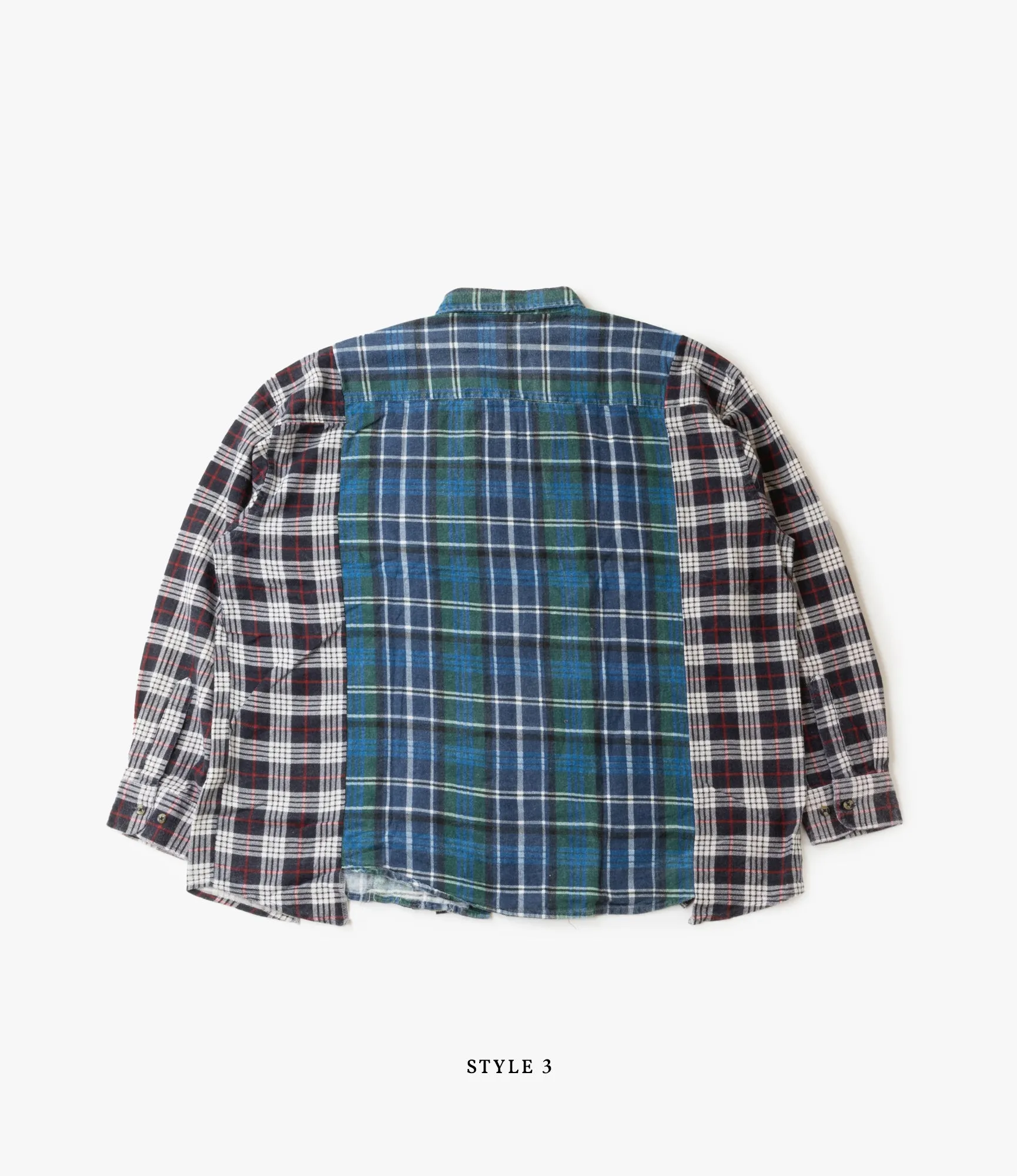 Wide Flannel Ribbon Shirt