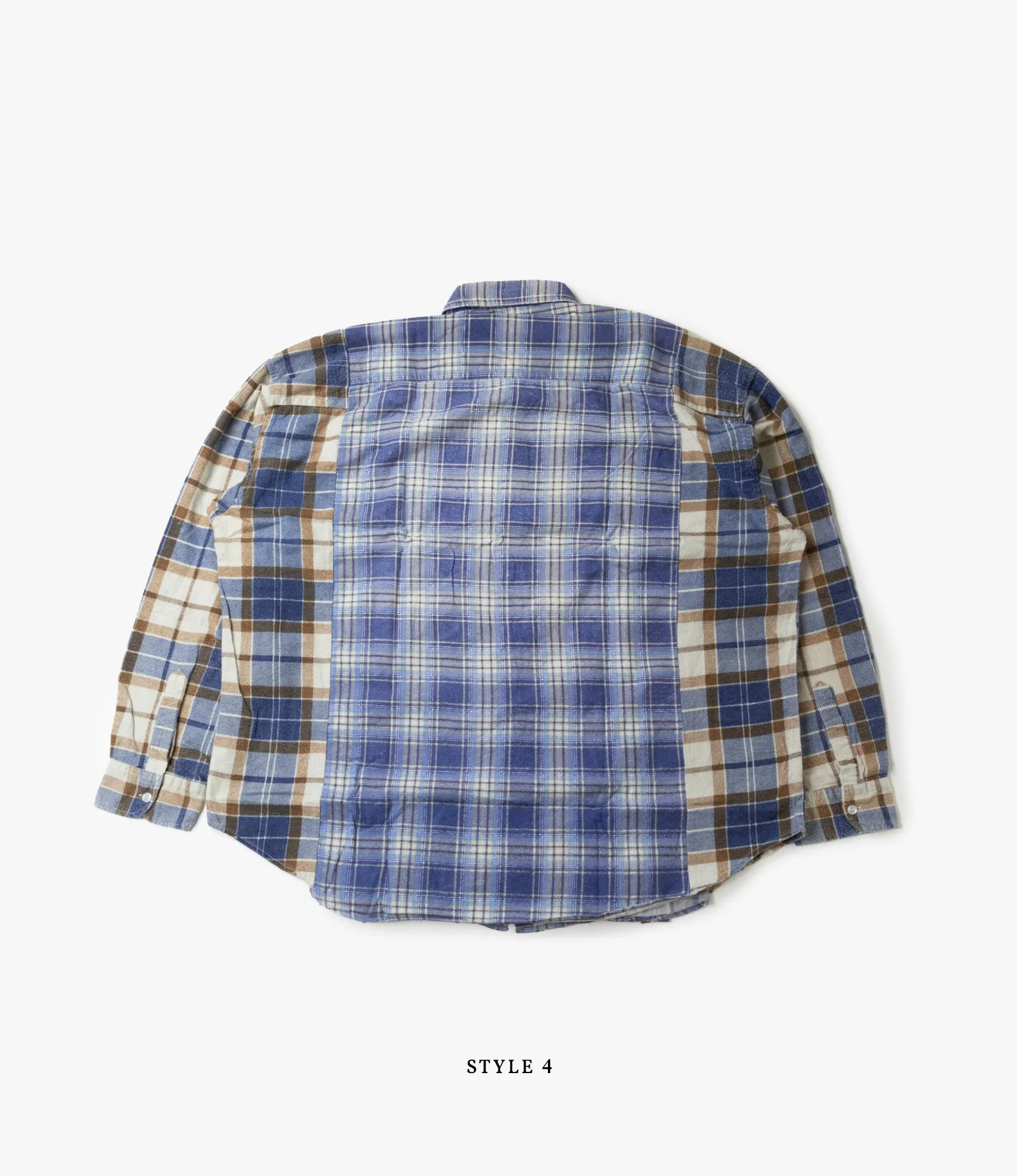 Wide Flannel Ribbon Shirt