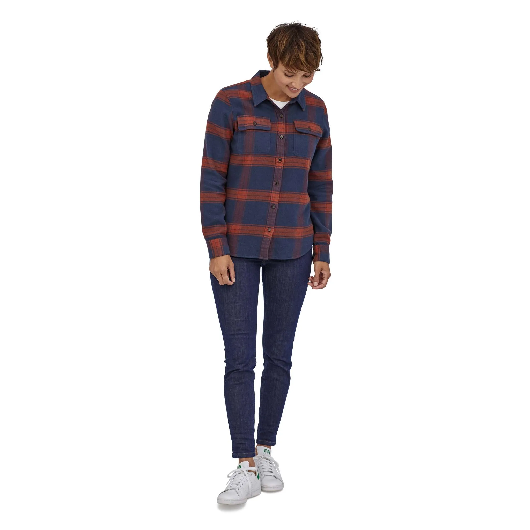 Womens Long-Sleeved Fjord Flannel Shirt