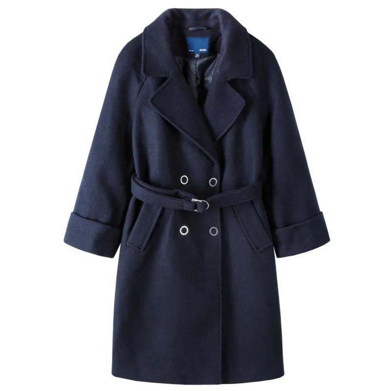 Women's Winter Double Breasted Wool Coat